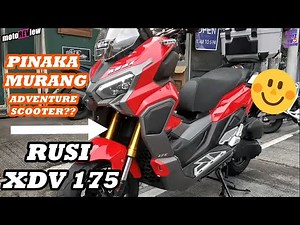 RUSI XDV 175 REVIEW l MURANG ADVENTURE SCOOTER l RUSI XDV 175 LAUNCH l motoREView l BASTIBOYZPH