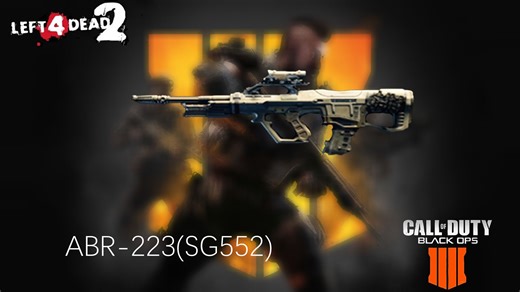 求生之路2mod BO4 ABR-223-“刺针”(m16，scar，SG552）
