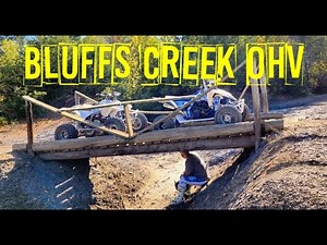 Exploring Bluffs Creek OHV Park. LTR450, Honda TRX450r Hybrid, Polaris Predator 500.