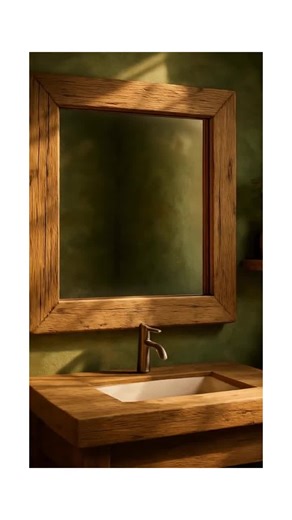 Handmade Rustic Reclaimed Oak Wood Mirror - Etsy