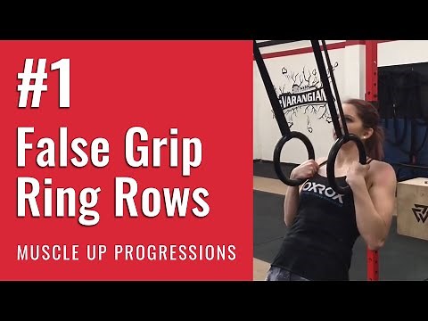 Muscle Up Progression 1: False grip row (HD)