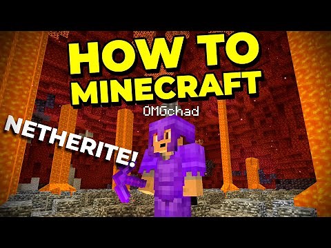 Full Netherite Armor and a TNT Dupe Ancient Debris Machine! - How to Minecraft #14