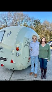 4.4K views · 82 reactions | Fabulous Ferne @countrylivinguk Barefoot leaving us with wonderful new owners Carolyn and her son Andrew today. This was such a lovely handover with such an enthusiastic and competent young man learning the ropes. This Country Living Barefoot is destined for Guernsey - we can’t wait to see the photos when they arrive home. Wishing them many happy adventures  #barefootcaravan #countryliving #guernsey #livingthedream | Barefoot Caravans | Facebook