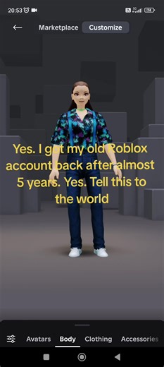 Getting My Old Roblox Account Back After 5 Years