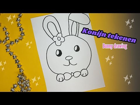 ★ DRAW | HOW TO DRAW A CUTE RABBIT? ★ Drawing Easter