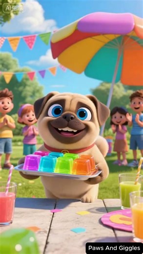 Cute Dog's Summer Surprise! A Backyard Snack Party for His Best Friends! 🐶❤️