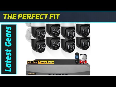 Best 4K Auto Tracking PTZ PoE Outdoor Security Camera System for Your Home!