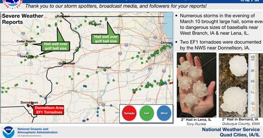 Lee County tornadoes the earliest documented since 1967