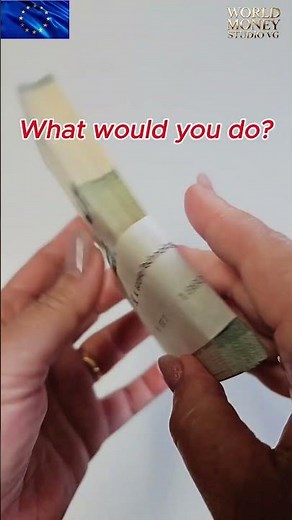 Rare €5 Euro Banknote Bundle – Spend It or Keep It? 💶 UNC Bank Strap