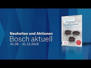 Bosch Aktuell: die Neuheiten & Aktionen im September