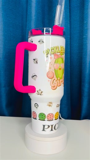 40 oz pickleball thmbler | Jacque Gonzales