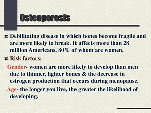 Osteoporosis - SlideServe