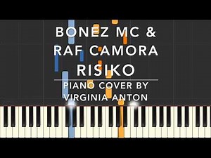 RISIKO BONEZ MC & RAF CAMORA Piano Tutorial Instrumental Cover