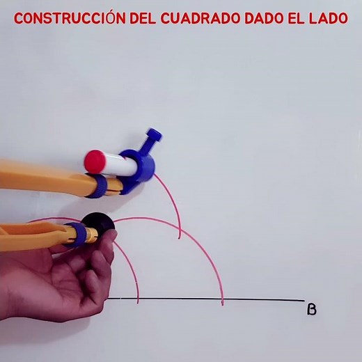 ¿CÓMO CONSTRUIR UN CUADRADO SOLAMENTE CON REGLA Y COMPÁS? - MATEMÁTICAS