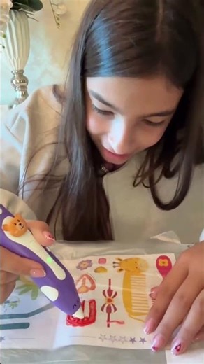 Using a 3D pen is a little more difficult than we expected 🤌🏻🥲🥹 PART 1
