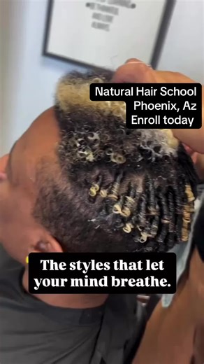 There’s something about comb coils. The rhythm. The repetition. The quiet control. Not every style has to stretch your creativity. Some styles let your mind rest while your hands just move. It’s almost meditative. #braidingschool #combcoils #combtwist #phoenixarizona #rareessencestudio