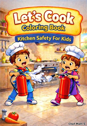 Let's Cook Coloring Book: Kitchen Safety For Kids