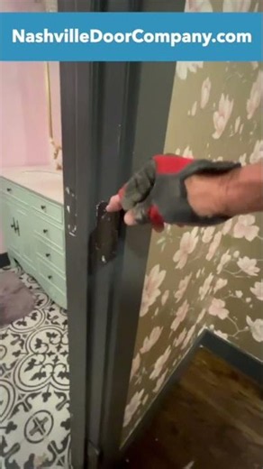 How to reverse the swing on an interior bathroom door