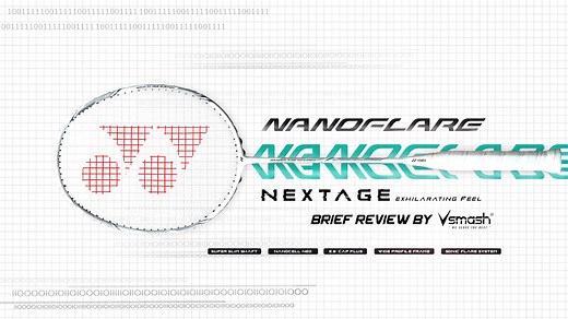 The new Yonex Nanoflare Nextage full review! The very honest review of this new racquet, watch this review to find out what can this racquet do? #vsmash #weservethebest #yonex #nanoflare #nextage #review | Vsmash Sports