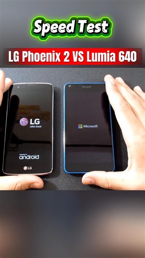 The Ultimate battle LG vs Lumia speed test #viral #smartphone #ytshorts #youtubeshorts