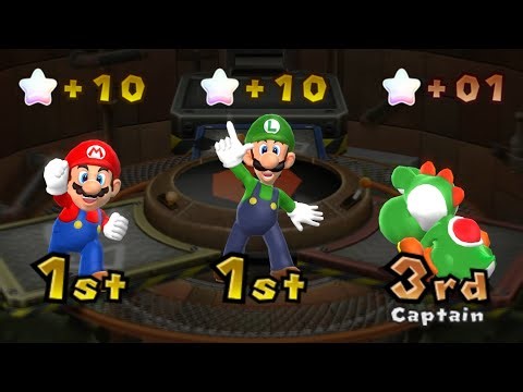 Mario Party 9 - Mario vs Luigi vs Yoshi - Toad Road (Master Difficulty)
