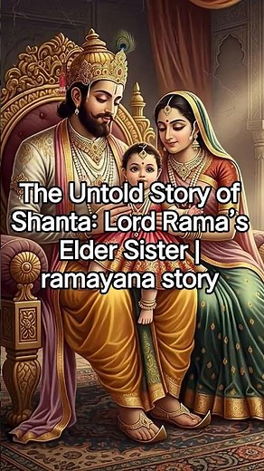 The Untold Story of Shanta: Lord Rama’s Elder Sister | ramayana story #ramayan #facts #story #viral
