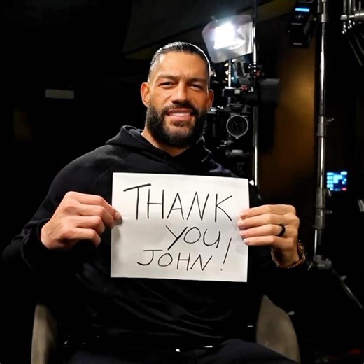 Roman thanks john❤️🥹 #romanreigns #brocklesnar #johncena #wwe2k25 #shorts