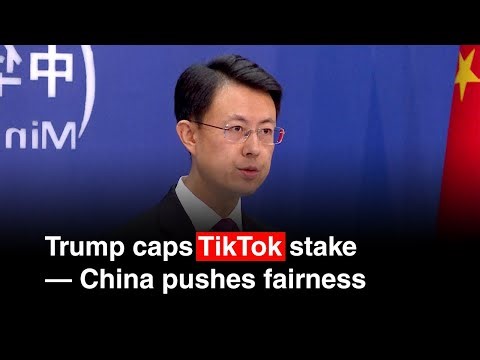 BREAKING NEWS: Trump orders 20% cap on TikTok: China demands ‘open’ treatment