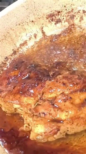 juicy lemon honey seasoned chicken breast cooked in butter.