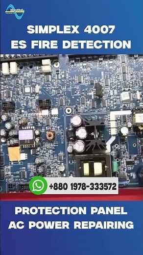 Simplex 4007ES Fire Panel AC Power Repair #shorts #fireprotectionsystems