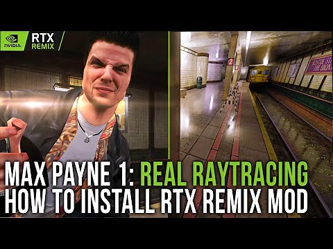 RTX Remix: How to install with Max Payne 1 (including Gameplay Footage)