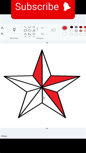 How to draw in ms paint | paint in computer| art #art #paintingpainting #drawing