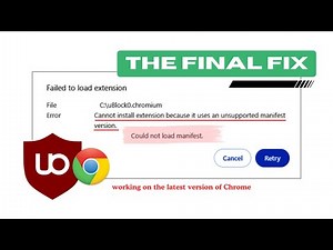 Getting uBlock Origin To Work In Chrome 142 - The Final Fix