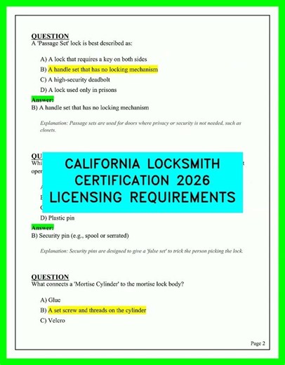 2026 California Locksmith License: Essential New Rules & Licensing Steps You Need To Follow