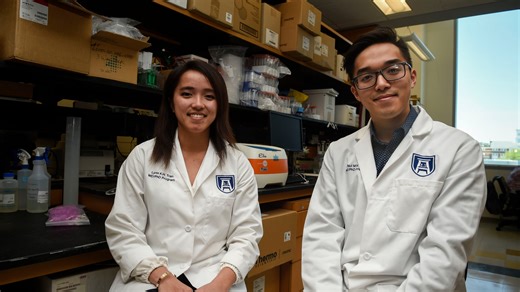 Twins are youngest physician-scientists at MCG, forging paths into gene-based medicine