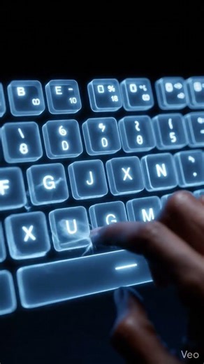 Typing on a Hologram Keyboard