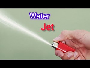 Making a water jet lighter | DIY creative tool