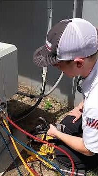 SYMPTOM OF LOW REFRIGERANT IN AIR CONDITIONER #shorts