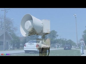 Federal Signal 2001-SRN Siren Test - Full Fast Wail - Polk City, Iowa