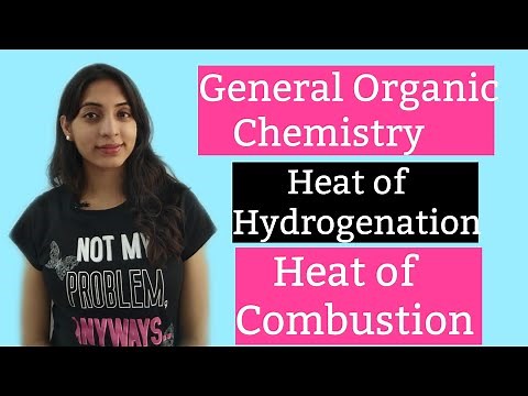 Heat of Hydrogenation | Heat of Combustion | Stability of alkene| General Organic Chemistry JEE/NEET