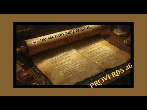 Proverbs 26 Daily Nourishment & Wisdom for the Soul Bible Reading Prayer Warrior for Life