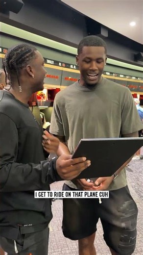 “I get to ride in that plane.”