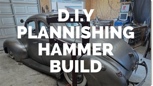 DIY planishing hammer build with Amazon parts garage tutorial