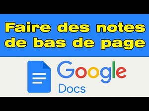 Comment faire une note de bas de page Google Doc