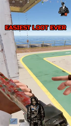 Free Loot On Repeat - Fishing For Players #rust #rustshorts #trapbase