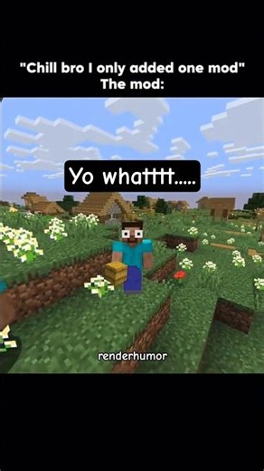What is this MOD bro 😭 | #minecraft #viral #shorts