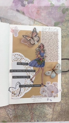 14K views · 10K reactions | Scrapbooking ♥️✨ #scrapbooking #journaling #asmr #asmrsounds #satisfying #relax | Art By Hanan | Facebook