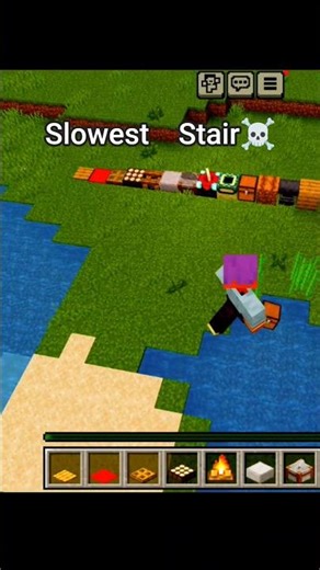 #😱minecraft slowest stair☠️