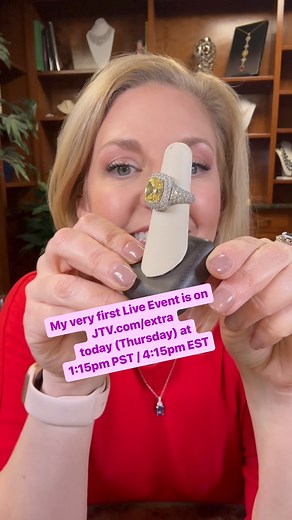 Breaking News! I’m the newest host on Jewelry TV! And, I’m about to do my very first livestream today (Thursday) at 1:15pm PST/ 4:15pm EST. Join me! **LINK IN BIO** @jtv 🤩 #JTV #JTVextra #JTVHost #JewelryLover #JewelryLovers #LoveJewelry #AllTheGlitters #Sparkle #LoveSparkle #LiveShopping #ShopForJewelry #JewelryCollector #TVHostLife #TVHost #LifestyleTVHost | Courtney Perna