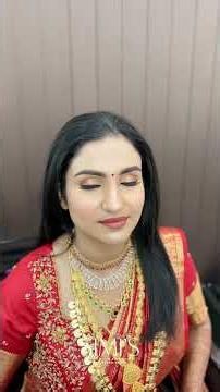Hindu Bridal Makeup in Kottayam | Elegant Kerala Bridal Look by FeminSpace Salon